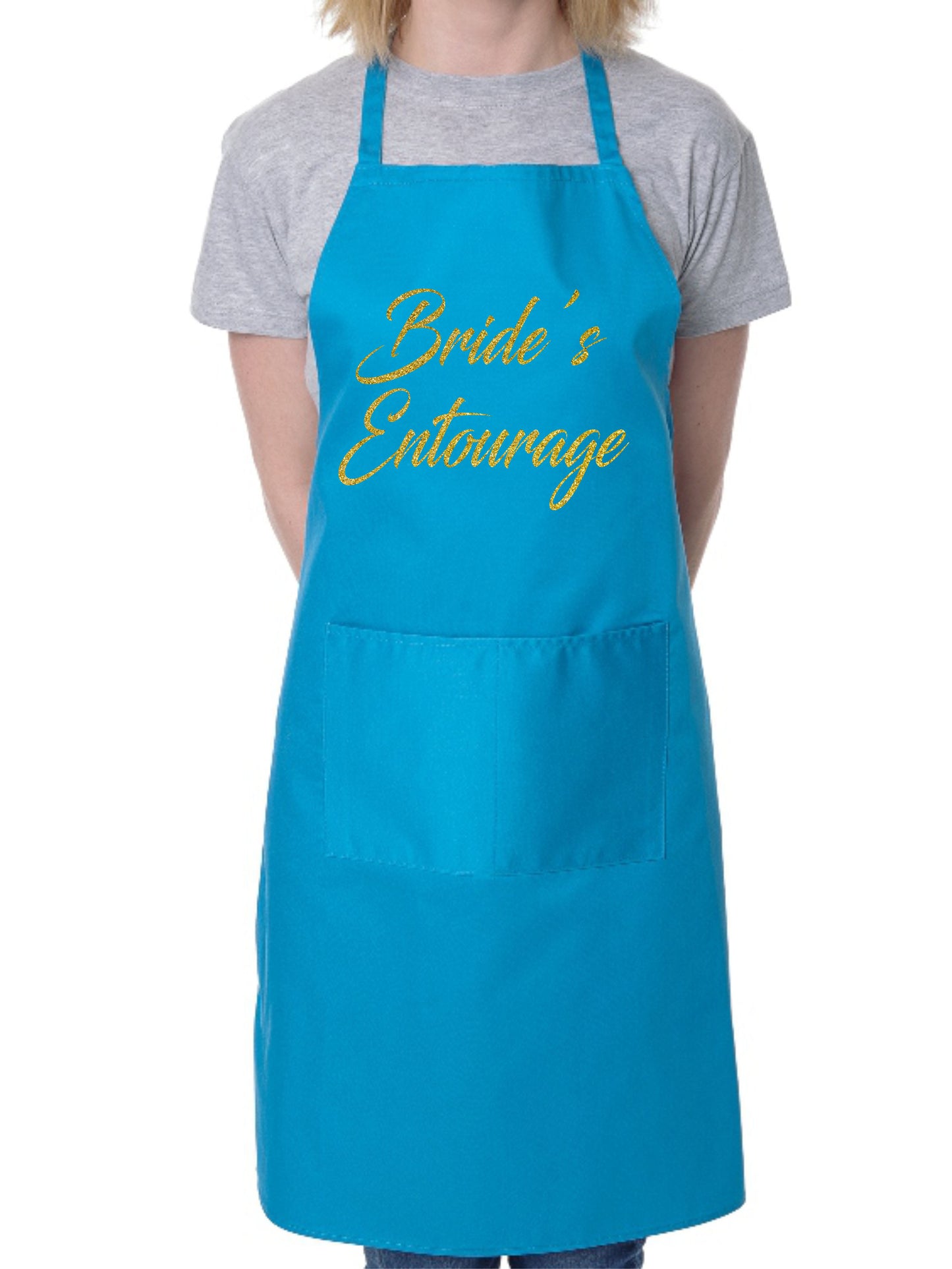 Bride's Entourage Wedding Favour Gift Hen Party Funny BBQ Apron