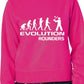 Evolution Of Rounders Sport Funny Adult Sweatshirt