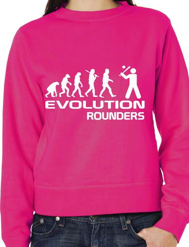 Evolution Of Rounders Sport Funny Adult Sweatshirt