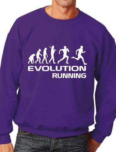 Evolution Of Running Runner Jogger Unisex Sweatshirt