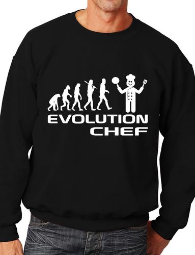 Evolution Of A Chef Funny Adult Sweatshirt