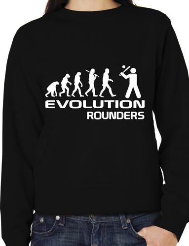 Evolution Of Rounders Sport Funny Adult Sweatshirt