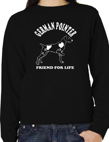 German Pointer Friend For Life Sweatshirt