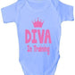 Diva In Training Baby Onesie Vest Babygrow