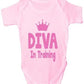 Diva In Training Baby Onesie Vest Babygrow