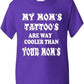 My Mom 's Tattoo's T-Shirt Kids Boys Girls T-Shirt