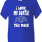 I Love My Auntie This Much Boys Girls T-Shirt