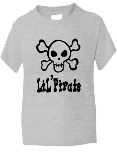 Lil' Pirate / Skull & Crossbones Boys Girls T-Shirt