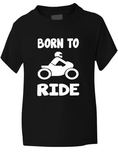 Born To Ride / Motorbike Boys Girls T-Shirt