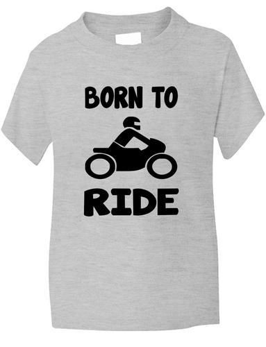 Born To Ride / Motorbike Boys Girls T-Shirt