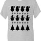 Christmas Scene / Santa Boys Girls T-Shirt