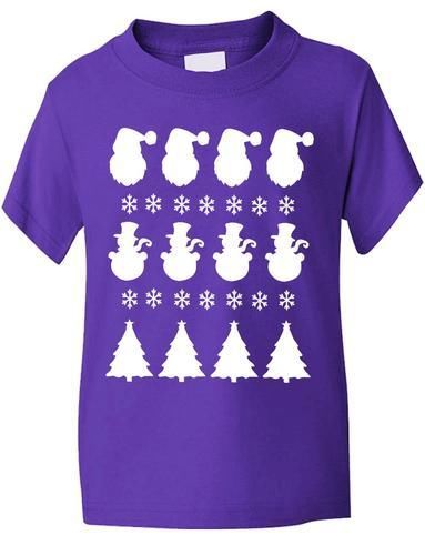 Christmas Scene / Santa Boys Girls T-Shirt