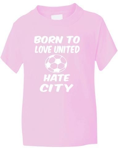 Love Man Utd Hate Man City T-Shirt Boys / Girls