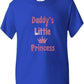 Daddy's Little Princess T-Shirt Girls In Pink Glitter