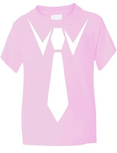 Fake Tie Boys Girls T-Shirt