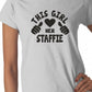 This Girl Loves Her Staffie Dog Ladies T-shirt