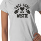 This Girl Loves Her Westie Dog Ladies T-shirt