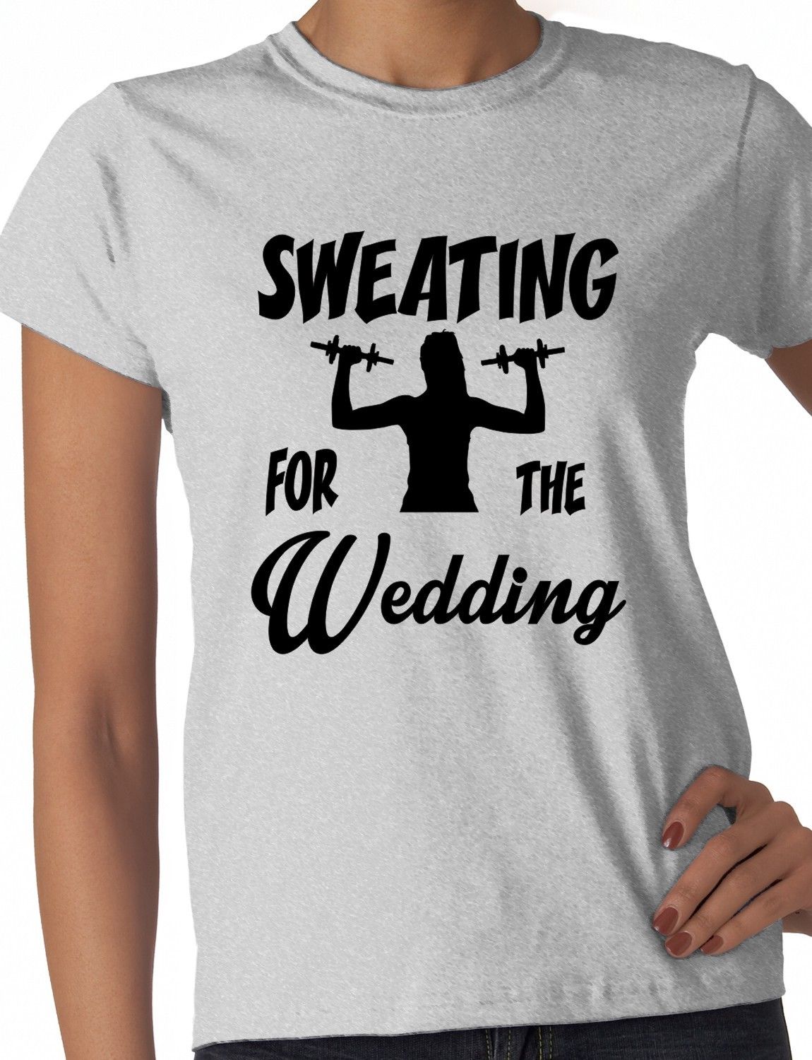 Sweating For the Wedding Ladies T-shirt