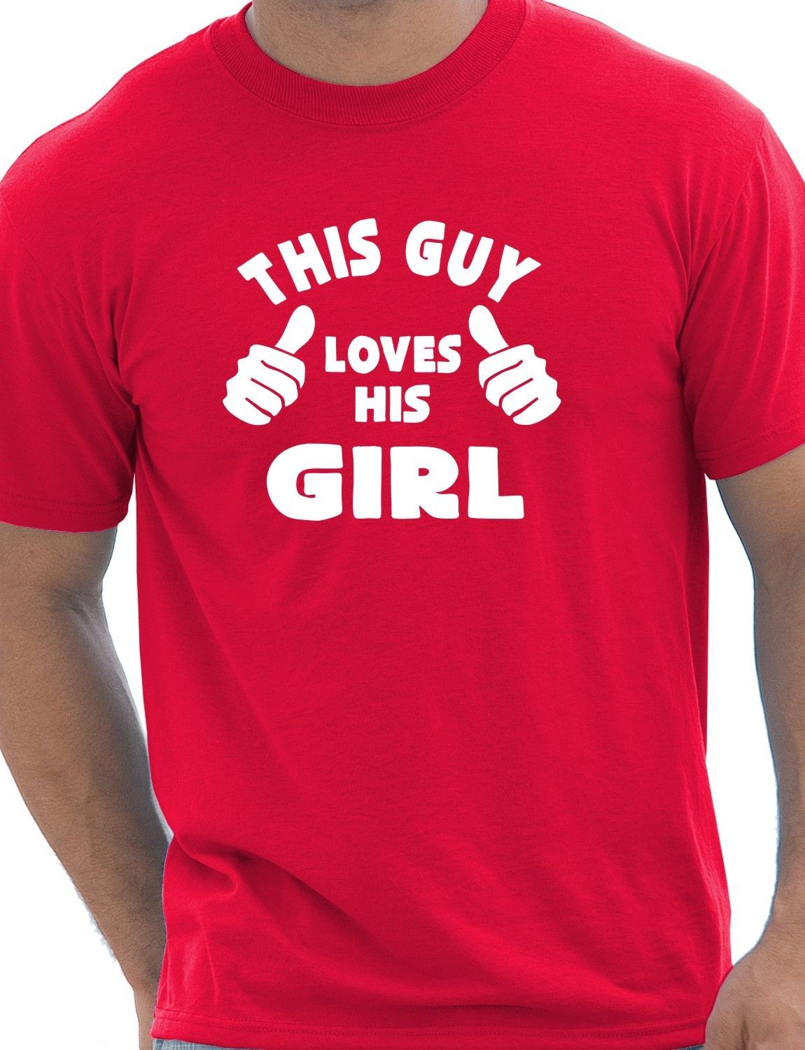 This Guy Loves His Girl T-Shirt