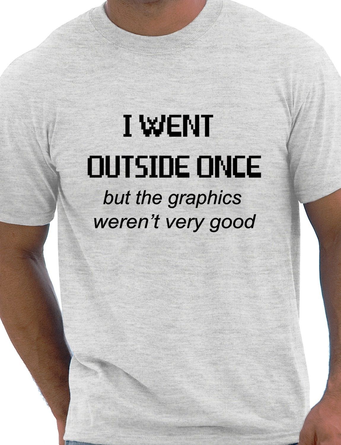 I Went Outside Once Gamer T-Shirt