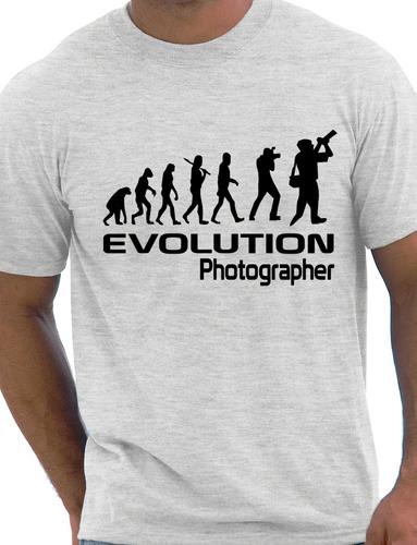 Evolution Of A Photographer Gift Photography Cameraman T-Shirt