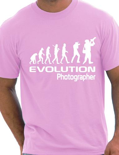 Evolution Of A Photographer Gift Photography Cameraman T-Shirt