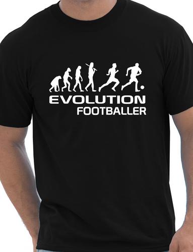 Evolution Of Footballer T-Shirt