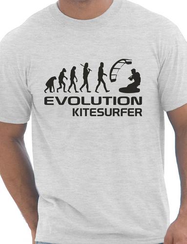 Evolution Of Kitesurfer Surfing T-Shirt