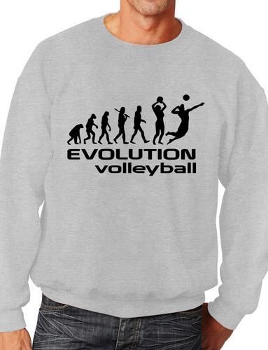 Evolution Of Volleyball Sport Sweatshirt