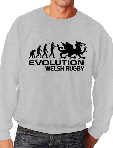 Evolution Of Welsh Rugby Funny Sweatshirt