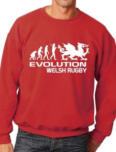 Evolution Of Welsh Rugby Funny Sweatshirt