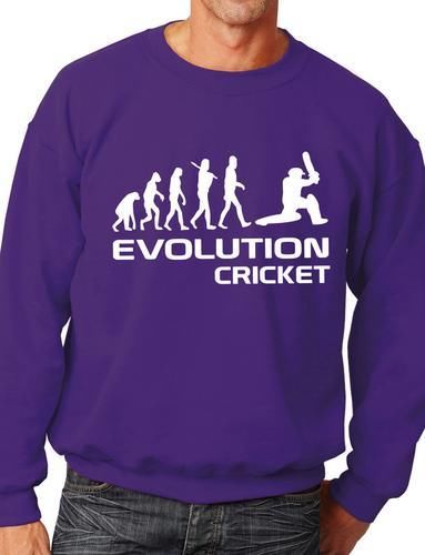 Evolution Of Cricket Sport Sweatshirt