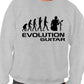 Evolution Of Guitar Rock Funny Sweatshirt