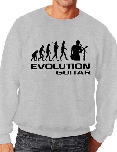 Evolution Of Guitar Rock Funny Sweatshirt