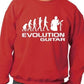 Evolution Of Guitar Rock Funny Sweatshirt