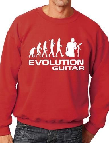 Evolution Of Guitar Rock Funny Sweatshirt