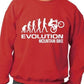 Evolution Of Mountain Bike Funny Sweatshirt