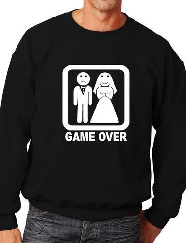 Game Over Funny Wedding/Stag/Hen Do Sweatshirt