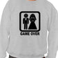 Game Over Funny Wedding/Stag/Hen Do Sweatshirt