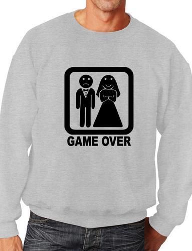 Game Over Funny Wedding/Stag/Hen Do Sweatshirt