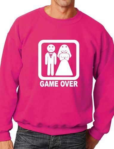 Game Over Funny Wedding/Stag/Hen Do Sweatshirt