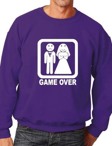 Game Over Funny Wedding/Stag/Hen Do Sweatshirt