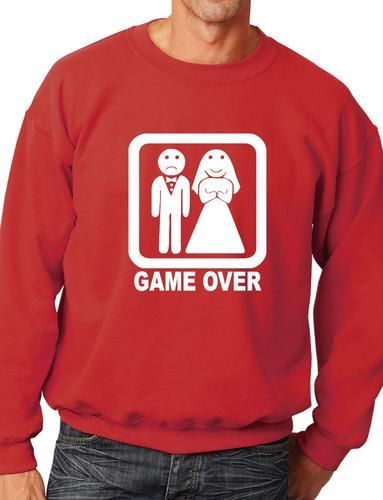 Game Over Funny Wedding/Stag/Hen Do Sweatshirt