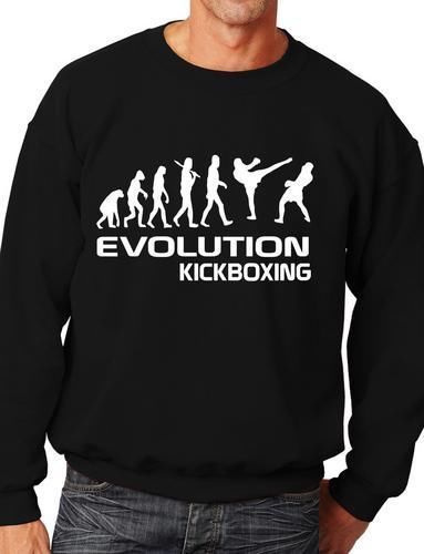 Evolution Of Kickboxing Sport Funny Sweatshirt