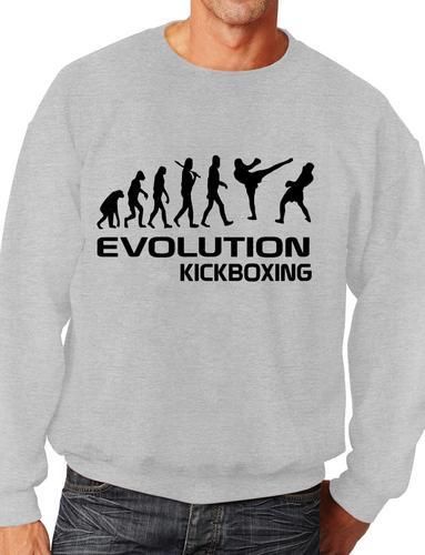 Evolution Of Kickboxing Sport Funny Sweatshirt