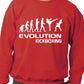 Evolution Of Kickboxing Sport Funny Sweatshirt