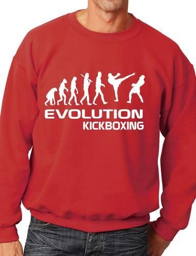 Evolution Of Kickboxing Sport Funny Sweatshirt