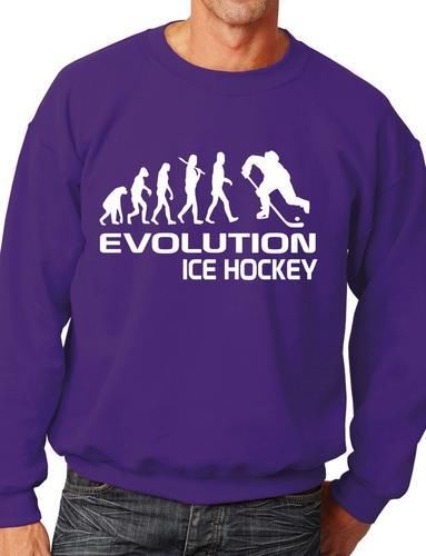 Evolution Of Ice Hockey Sweatshirt