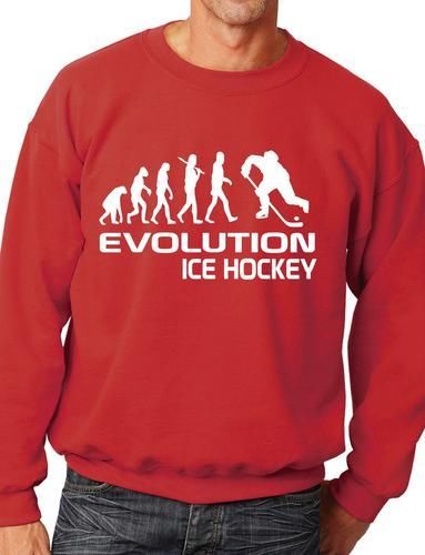 Evolution Of Ice Hockey Sweatshirt