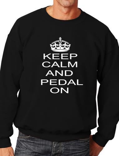 Keep Calm & Pedal On Biking Sweatshirt